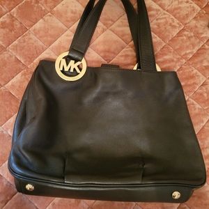Michael Kors vintage chocolate brown handbag.